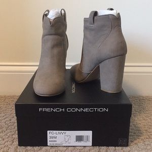 French Connection Livvy Booties 8.5